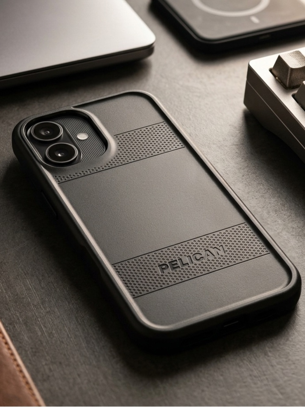 Pelican Protector MagSafe Case iPhone 16 Black Military Grade Shockproof NIB